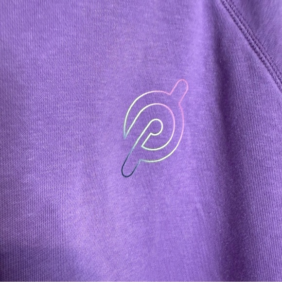 Peloton Purple Crewneck fleece lined sweatshirt women’s XL casual athleisure - Picture 2 of 6